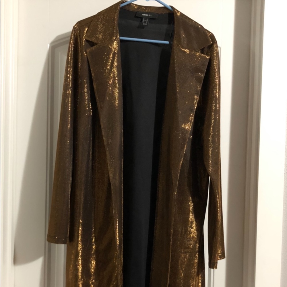 Forever 21 Plus Copper Blazer